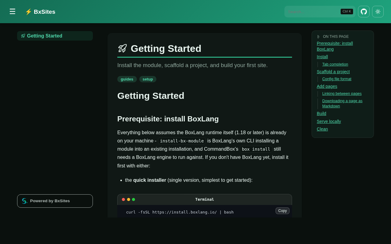 Docusaurus theme, dark mode